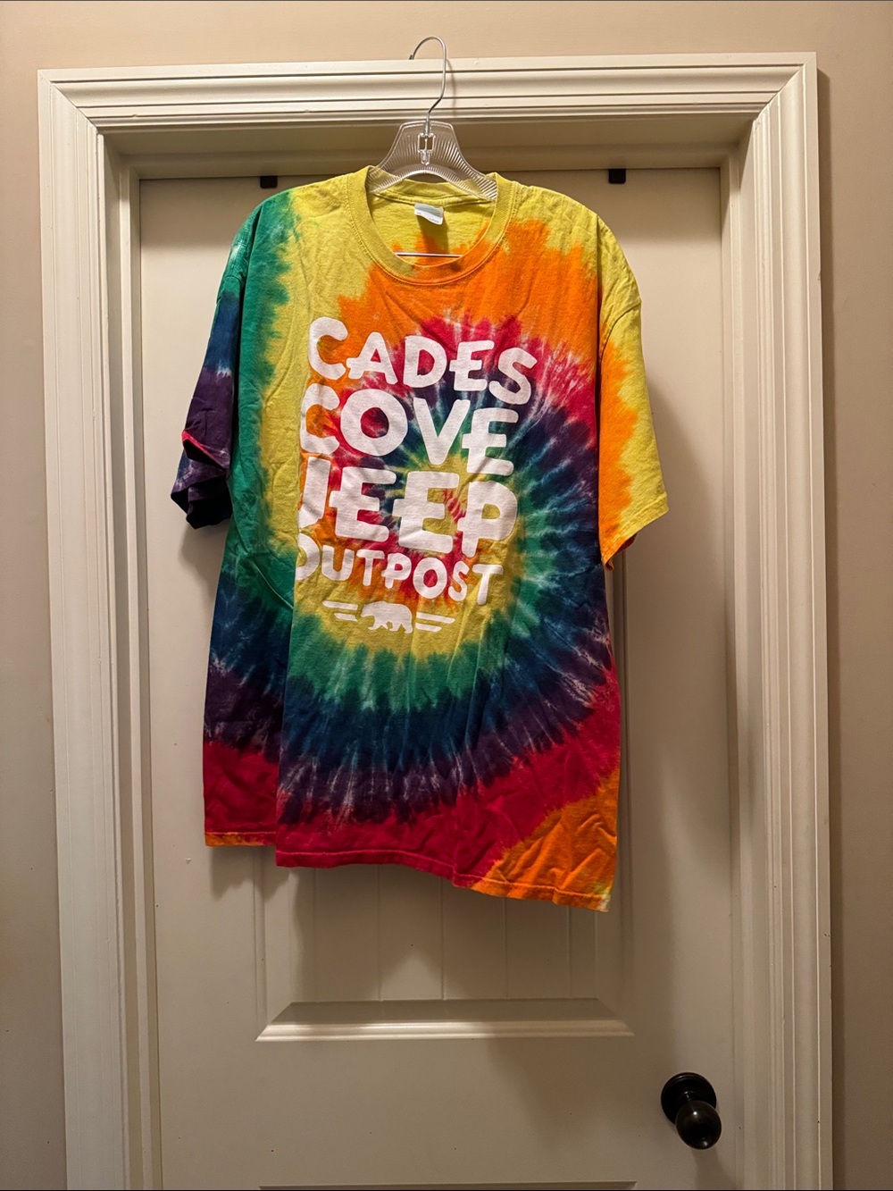 Port and Company Tie-Dye Short Sleeve Tee in Rainbow Colors